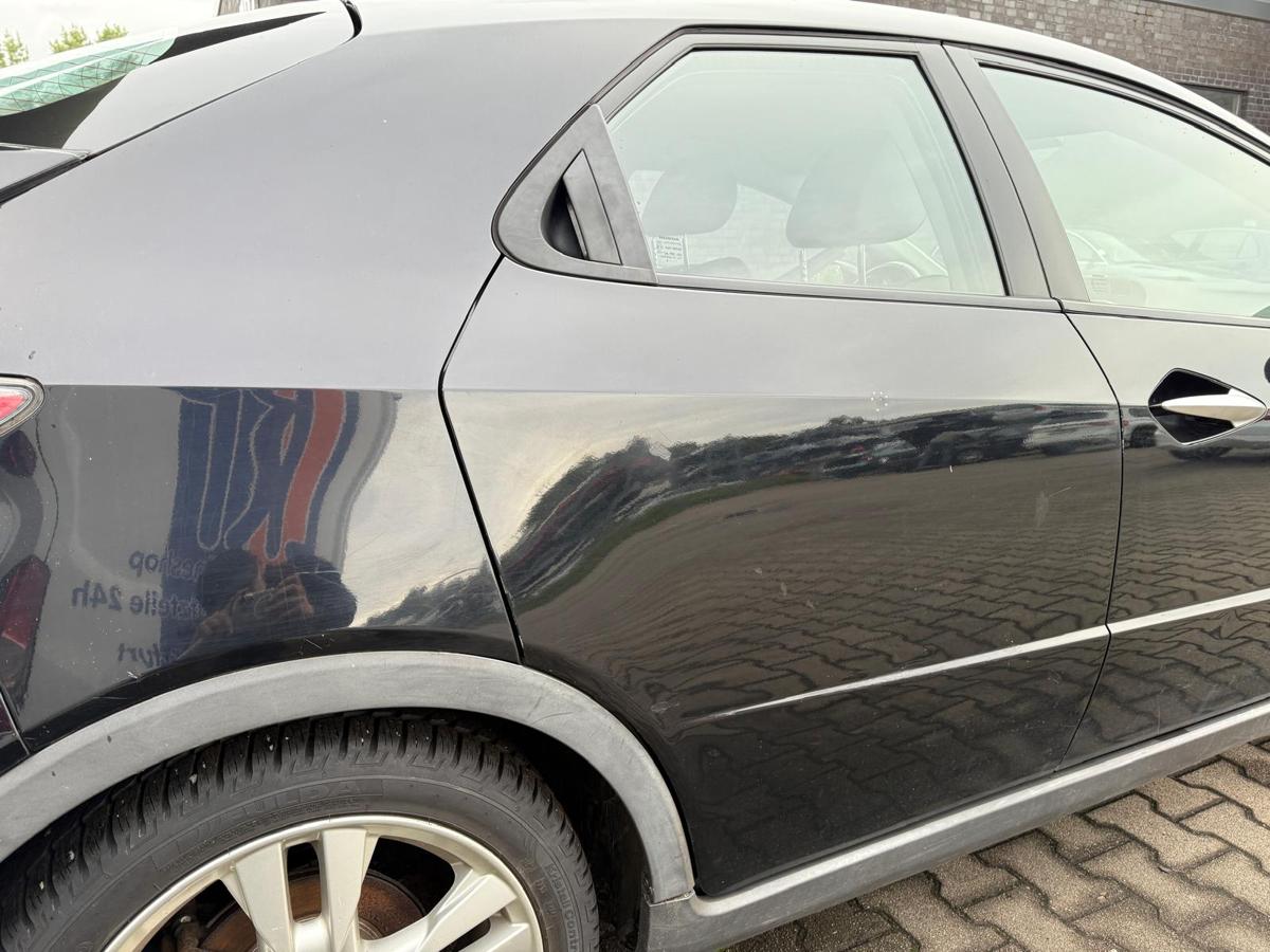 Honda Civic FK2 VIII original Tür hinten rechts B92P Nighthawk Black Rohbau BJ09